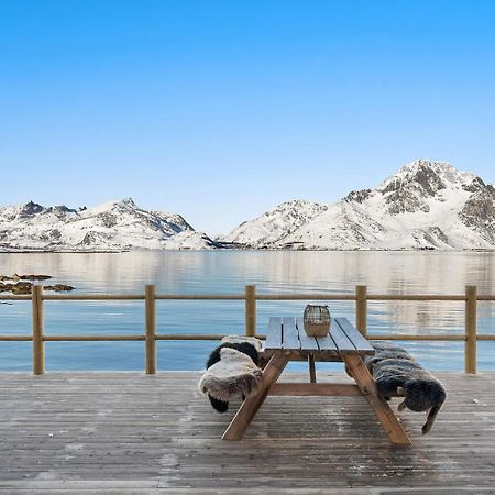 Nappstraumen Seafront Cabin, Lilleeid 68 Gravdal  Exterior foto